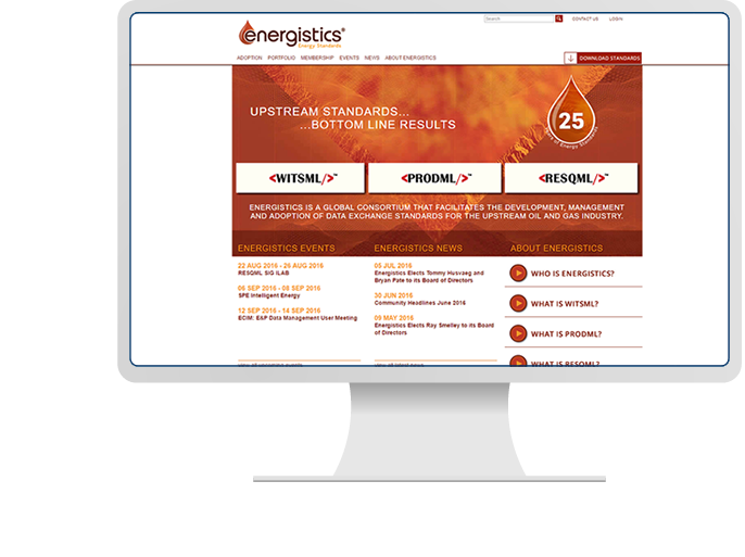 Energistics - Web Development, E-commerce Development, Event Registration for CMS Website