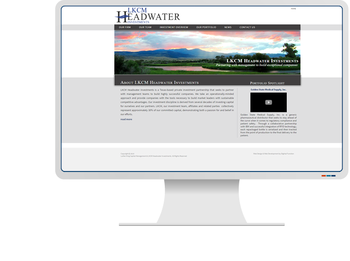 LKCM Headwater Investments - Website Design & Web Development for CMS Website