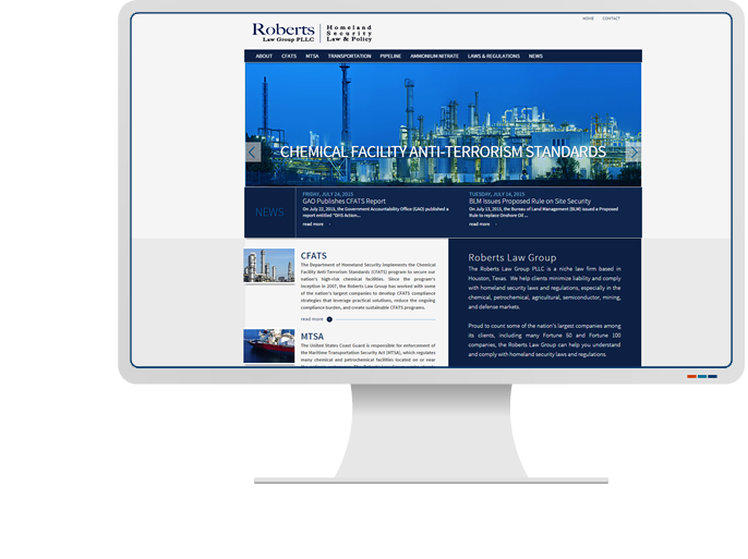 Roberts Law Group - Website Design & Web Development for Law Firm CMS Website
