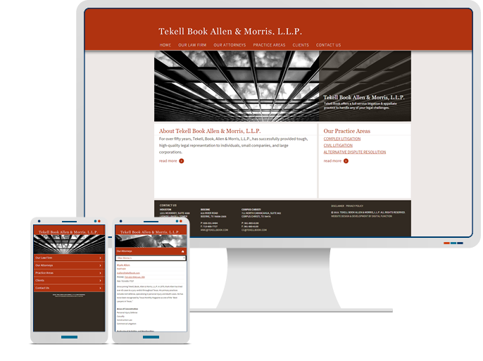 Tekell Book Allen & Morris - Website Design, Web Development, & Mobile Site Development for CMS Website