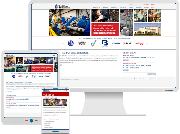 Gulf Coast Modifications - Responsive Website Design & Web Development for CMS Website
