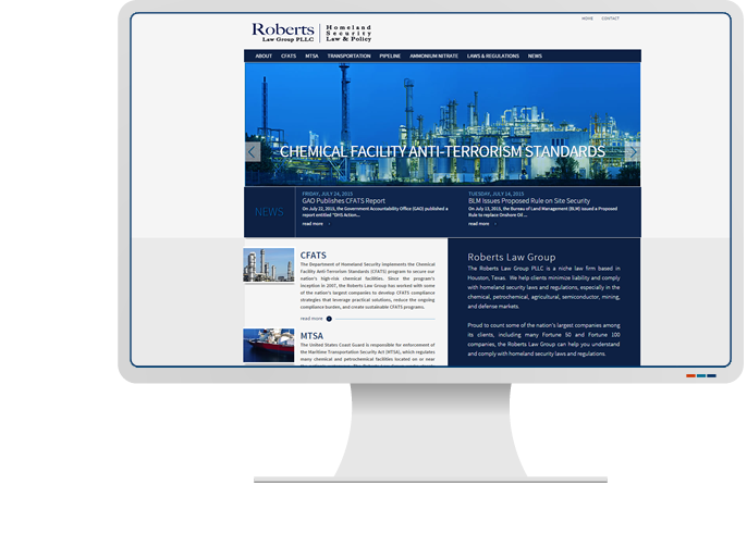 Roberts Law Group - Website Design & Web Development for Law Firm CMS Website